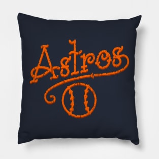 Vintage Astros Sailor Tattoo Pillow