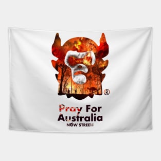Pray For Australia NOW STREET Tapestry