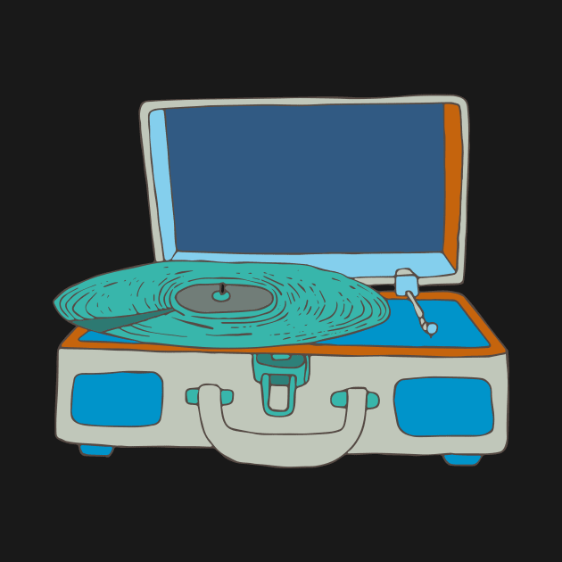 Vinyl record player by Flyingrabbit