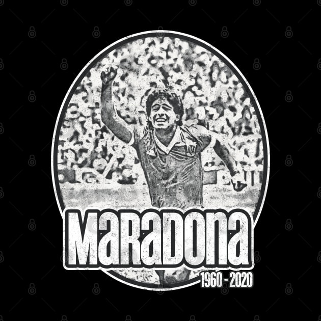 Maradona RIP by karutees