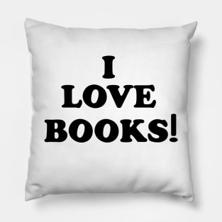 I Love Books Pillow