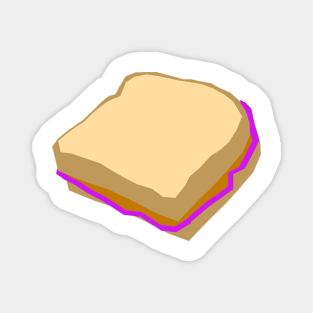 peanut butter and jelly sandwich Magnet