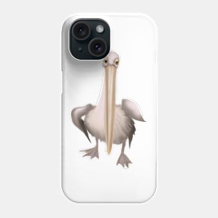 Cute Pelican Drawing Phone Case