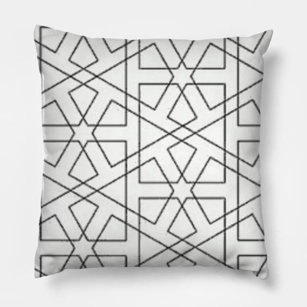 Geometric Star Pillow by Aladdins Vault