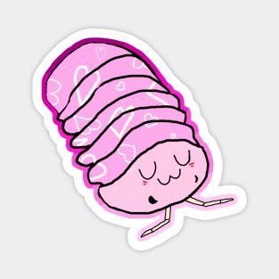 Cute Heart Isopod Magnet