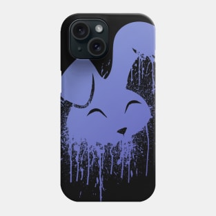 Hot Neon Purple Spray Paint Cute Bunny Phone Case