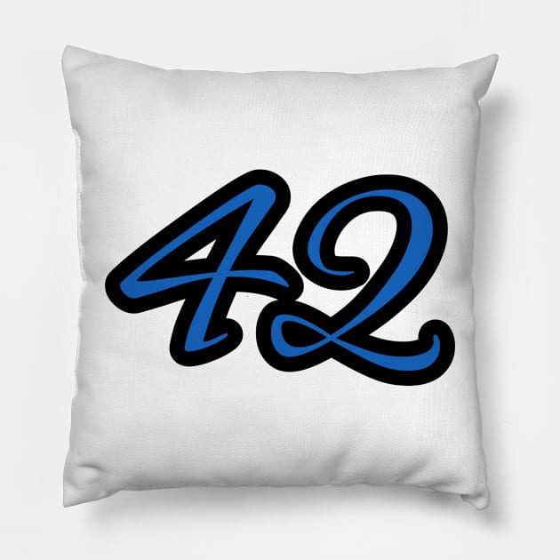 42 Pillow by DocsDesigns76