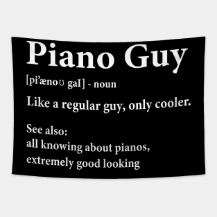 Piano Guy Definition Musician Humor Tapestry