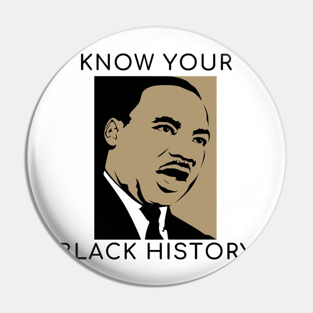 Know your black history Pin by IOANNISSKEVAS