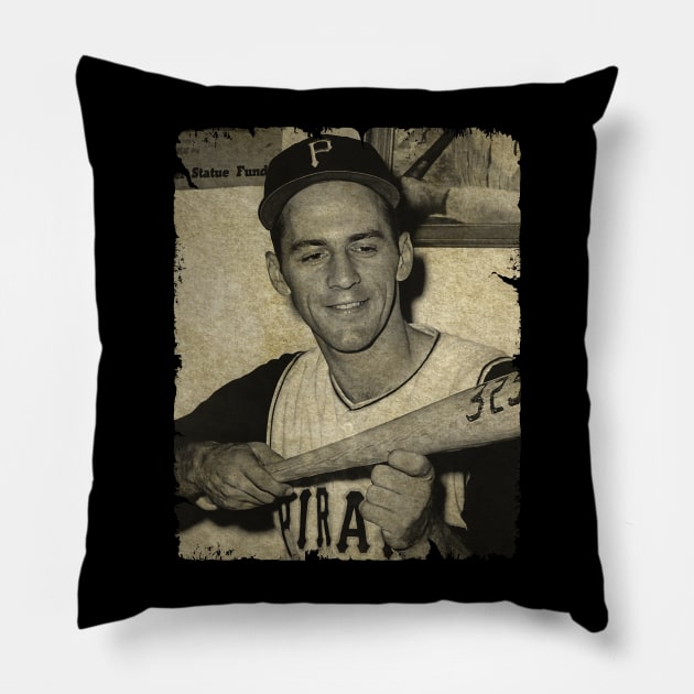 Dick Groat - Is Voted National League MVP, 1960 Pillow by PESTA PORA