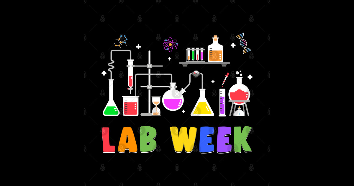 happy lab week cute and colorful Happy Lab Week TShirt TeePublic