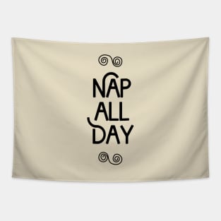 Nap All Day (Light) Tapestry