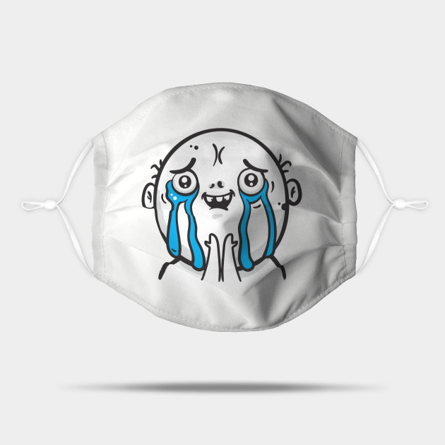 Happy Mask Crying Meme