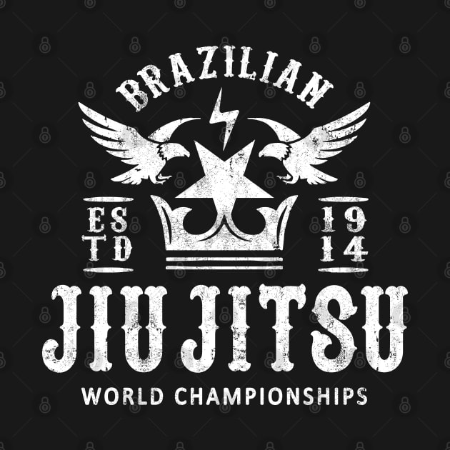 JIU JITSU - BRAZILIAN JIU JITSU WORLD CHAMPIONSHIPS by Tshirt Samurai