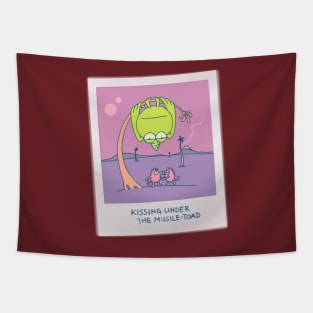 Kissing under the Missile-Toad - xmas customs on other worlds Tapestry