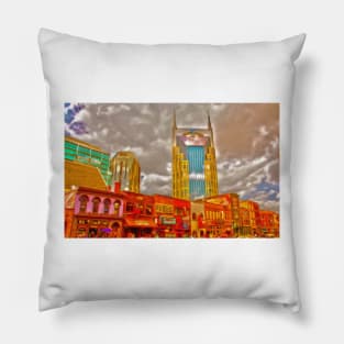 Nashville Skyline Pillow