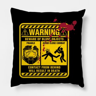 Mjolnir Warning Label Pillow