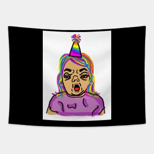 Ugly Baby Birthday Tapestry