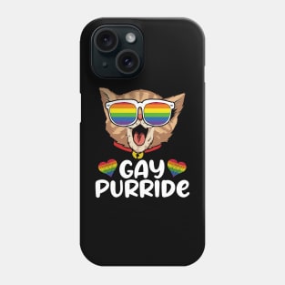 Gay Purride Gay Pride Cat Phone Case