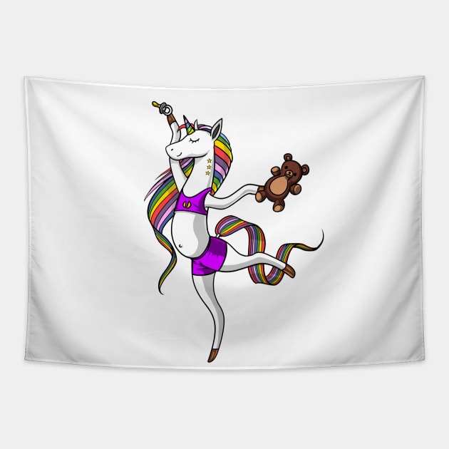 Unicorn Mom Tapestry by underheaven