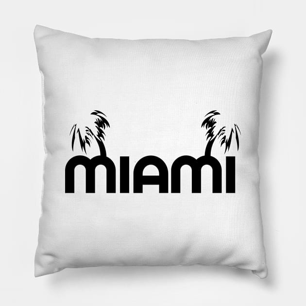 Miami Pillow by FromBerlinGift