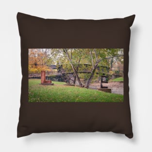 LOVE Artwork Humpback Covered Bridge Landscape Virginia Pillow