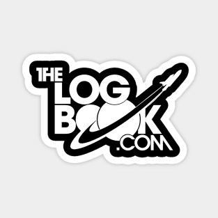 theLogBook.com New Logo in white - Shuttle Magnet