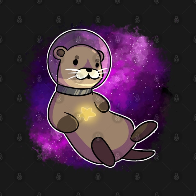 Space Otter by lindepet