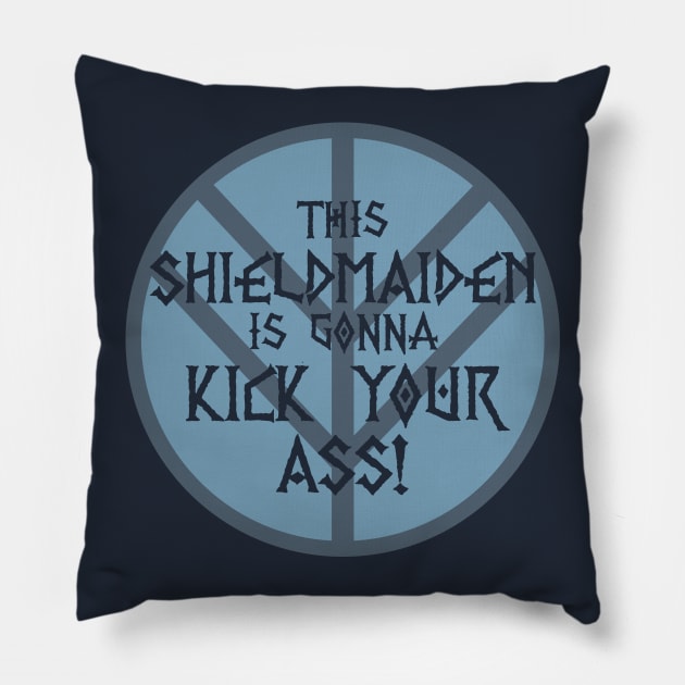 Lagertha's Shieldmaiden Pillow by JalbertAMV