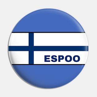 Espoo City in Finnish Flag Pin