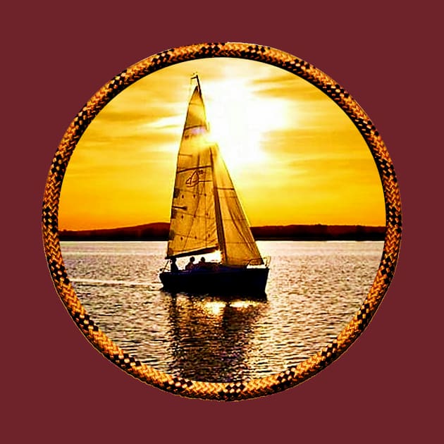 Sunset Sail by Manatee Max