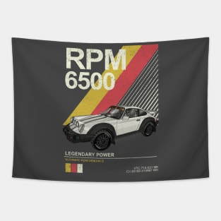 Porsche 911 Carrera Safari Rally Tapestry