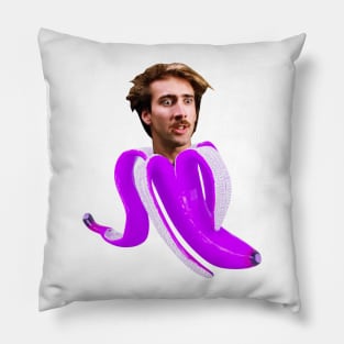 Nicholas cage banana Pillow