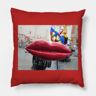 Paris Place Igor Stravinsky Fountain Pillow