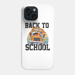 im ready for school vintage bus Phone Case