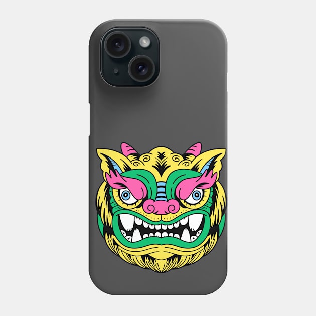 Chinese Style Lion Phone Case by geolaw