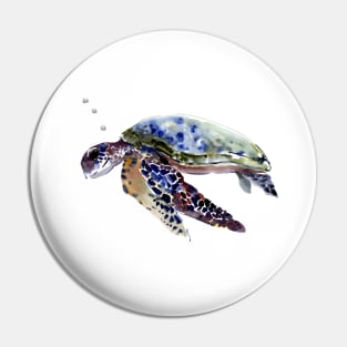 Sea Turtle Swimming Pin