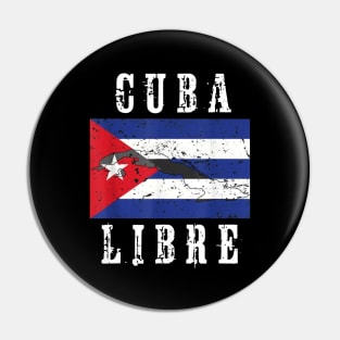 Cuba Libre Cuban Flag Pin