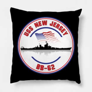 USS New Jersey BB-62 Pillow