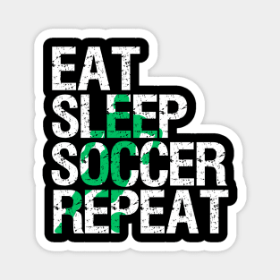 Eat Sleep Soccer Repeat Magnet