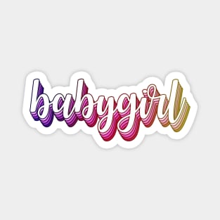 Babygirl Magnet