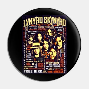 LYNYRD SKYNYRD MERCH VTG Pin