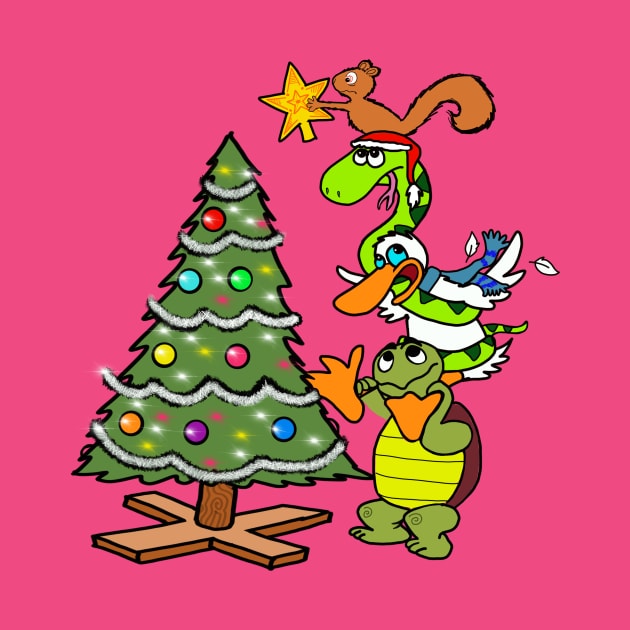 critter christmas by wolfmanjaq