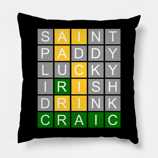 Lucky Irish Pillow by WiZ Collections