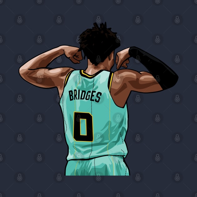 Miles Bridges Vector Back by qiangdade