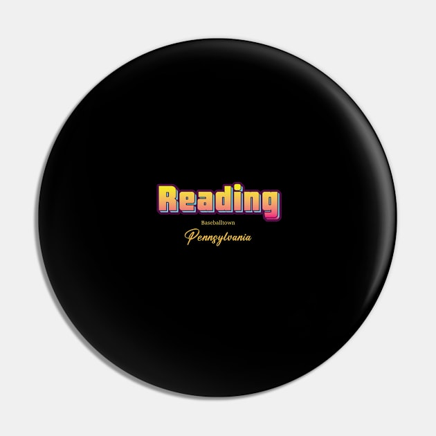 Reading Pin by Delix_shop