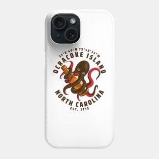 Ocracoke Island, NC Octopus Summer Vacation Phone Case