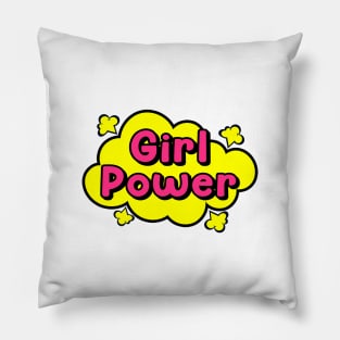VSCO Girl Power Colorful Girls Pillow