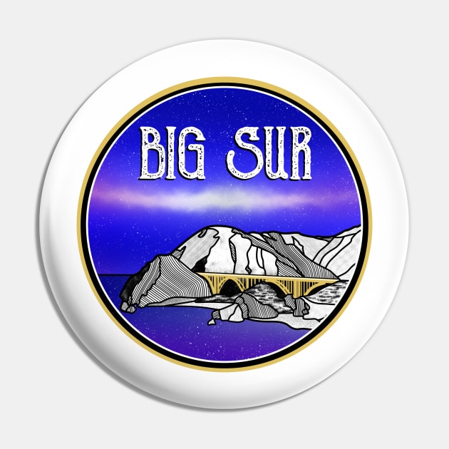 Big Sur Pin by mailboxdisco