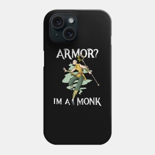 Monk Class RPG Roleplaying LARP Dungeon Gamer Boardgame Phone Case